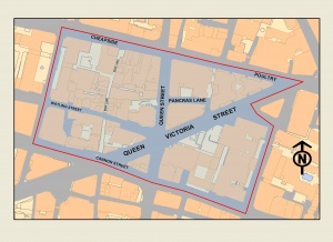 Map of Cordwainer ward